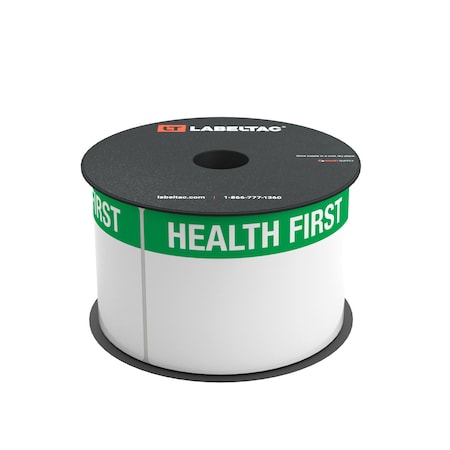 Labeltac LabelTac 4 and Pro Model Die-Cut inHealth Firstin Header Supply 3in x 5in, 200 labels per roll LT35HEALTH