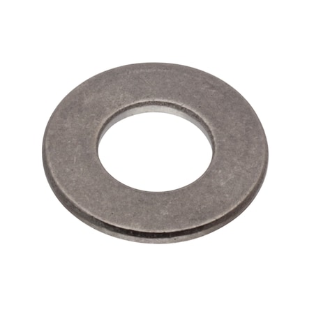 Zoro Select Flat Washer, For Screw Size #10 , Stainless Steel Plain Finish, 25 PK WASB#10N316