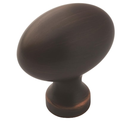 Amerock Vaile 1-3/8 in 35 mm Length Oil-Rubbed Bronze Cabinet Knob, 10PK 10BX53014ORB