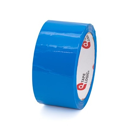 Tape Logic Packing Tape, 2.2 mil Thick, 2 in W x 55 yd L, Blue, 18 PK T90122B18PK