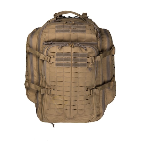 First Tactical Tactical Backpack, 500D, 1000D Nylon, Coyote, Universal 180035