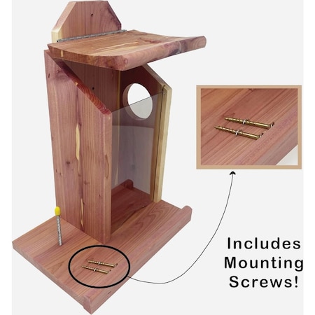 Valley Splendor Cedar Critter Feeder 9805