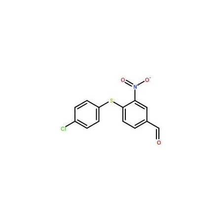 Ak Scientific 4-(4-Chlorophenylthio)-3-nitrobenzaldehyde (250mg), CAS 270262-96-9 8882AD-250mg