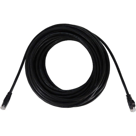 Eaton Tripp Lite Series Cat6a 10G Snagless Molded UTP Ethernet Cable RJ45 M/M, PoE, Black, 100 ft. N261-100-BK