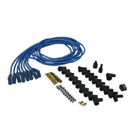 Moroso 73225 Blue Max Spiral Core Universal Fit Wire Set Blue 90 Degree M28-73225