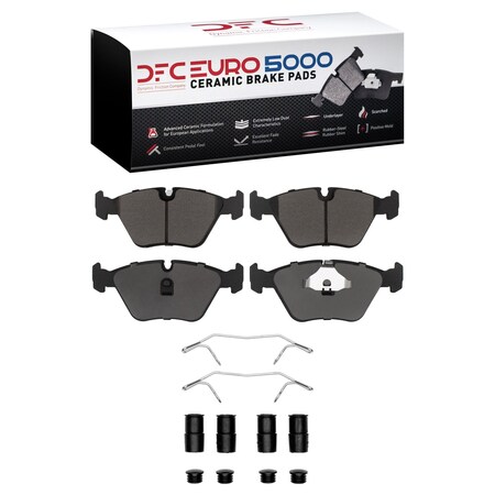 Dfc 5000 Euro Ceramic Disc Brake Pad Set,  1600-0394-11