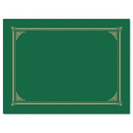 Inkinjection Certificate/Document Cover 80lb Linen 12 1/2 x 9 3/4 Green, 6PK IN193510