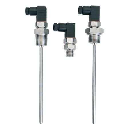 Omega Pt100 RTD Sensor Probe, Micro-DIN CONN, -30 degC to 250 degC (-22 degF to 480 degF), Class A per IE PR-24-3-100-A-1/4-1/8-12