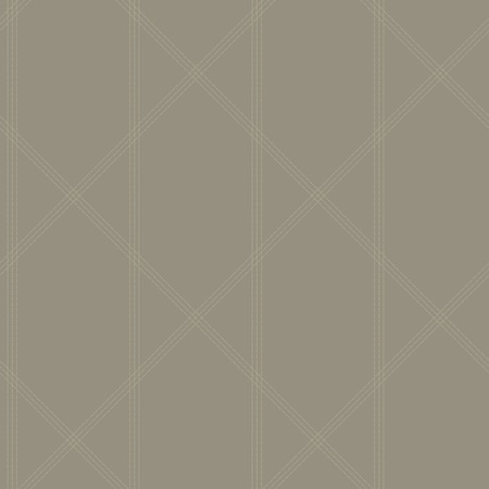 A-Street Prints Walcott Light Grey Stitched Trellis Wallpaper 4074-26609