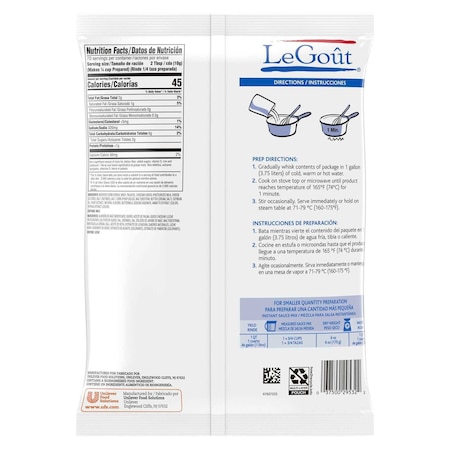 Legout Cheddar Cheese Instant Sauce Mix, 25.4 ounce, 8PK 84129532