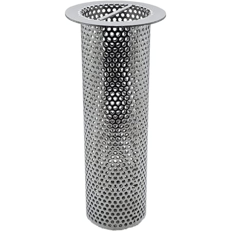 Amgood Commercial Flood Drain Strainer 1, 3 in. Diameter x 8 in. Tall Cylinder CSSS-3x8-Z