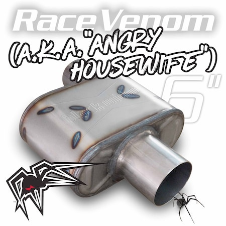 Black Widow Exhaust Muffler BWAHW25-P