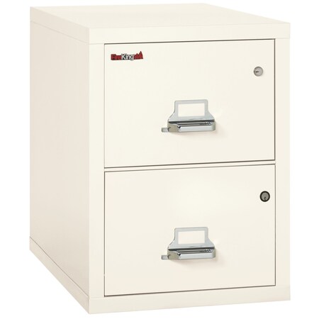 Fireking 2 Drawer, 1 Hr Fire Rated, Vertical, 31" Legal, Safe-In-A-File Ivory White 2-2131-CIWSF