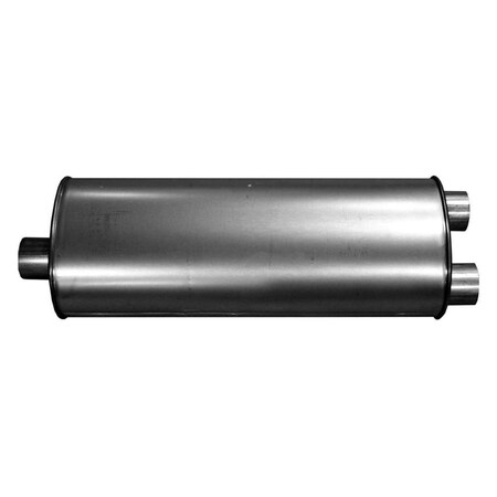 Walker 21400 Quiet-Flow Stainless Steel Oval Aluminized Exhaust Muffler for 1996-2000 Chevrolet K2500 W22-21400