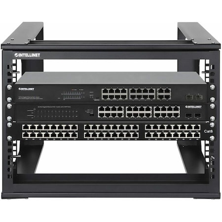 Intellinet Network Solutions 19 IN. WALL MOUNT 2-POST OPEN FRAME NETWORK RACK, 6U 716178
