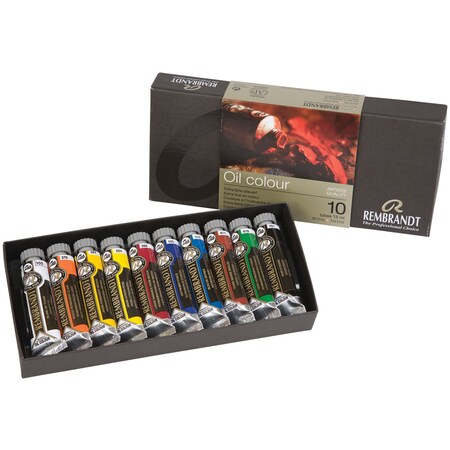 Rembrandt Oil Color Basic Set, 15mL, 10-Color Set 01820310