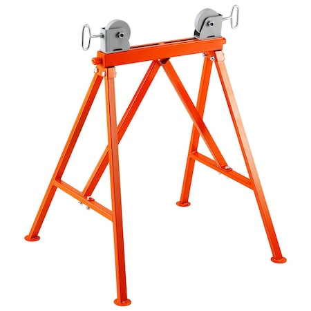 Vevor VEVOR Pipe Stand with Roller Head 2500 LBS Load for 2-36 inches Pipes 45# Steel 1110A