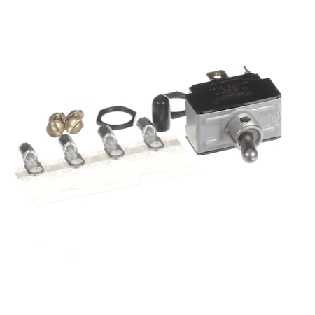 Southern Store Fixtures Toggle Switch Kit, 105 Degrees C, Black EL-MS-0036
