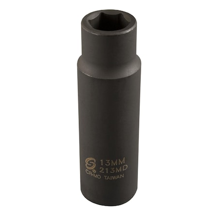 Sunex 1/2 in Drive 13Mm Deep Impact Socket 213MD