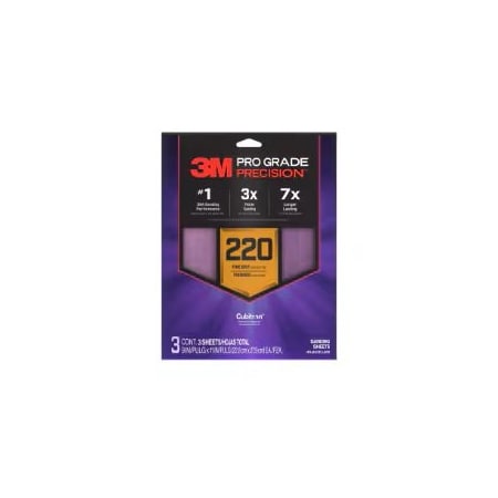 3M Precision Faster Sanding Sheets, PK6 7100300025