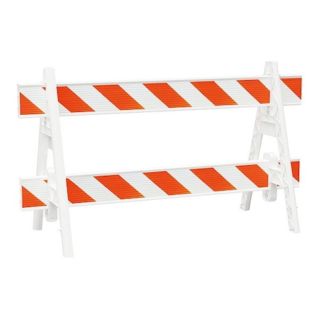 Plasticade TrafficBarricade, White, 28 inW, 28 inH 200-A8HI-P