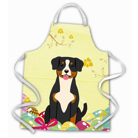 Carolines Treasures Easter Eggs Entlebucher Apron BB6038APRON
