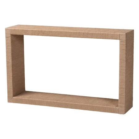 Bali & Pari Rajiya Handwoven Jute Console Table 261-14265-ZORO