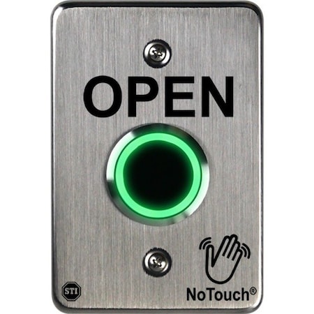 Safety Technology International Touchfree OPEN Button NT-SS102-EN