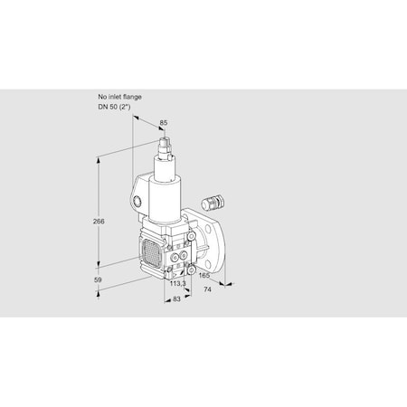 Honeywell Kromschroder Solenoid Gas Safety Valve - Class A, 500 mbar, IP65 Rated KS88024568