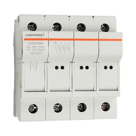 Mersen Panel Mount Fuse Holder, 61.1 mm L W1062711