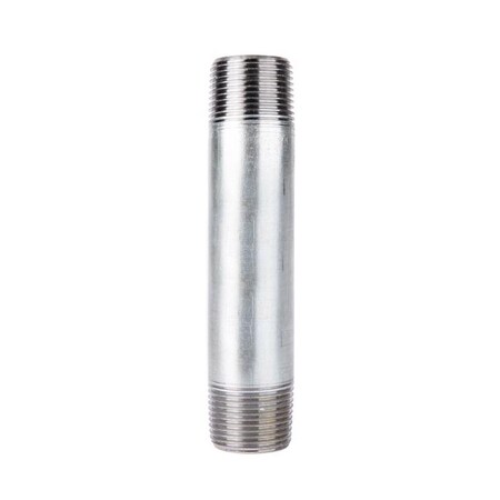 Stz Industries 2 in. MIP each X 2 in. D MIP Galvanized Steel 6 in. L Nipple 301U2X6