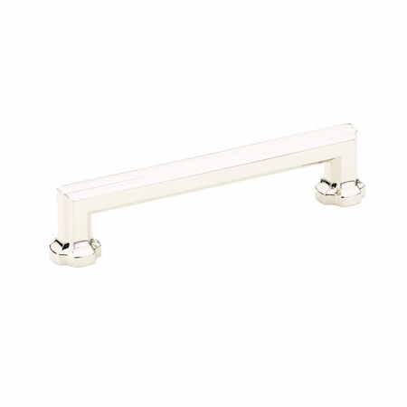 Schaub 5in Center to Center Empire Cabinet Pull Polished Nickel Finish 884-PN