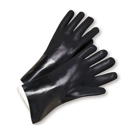Pip PVC Dipped Glove with Jersey Liner and Rough Sandy Finish, 10" Length, 12PK 12414