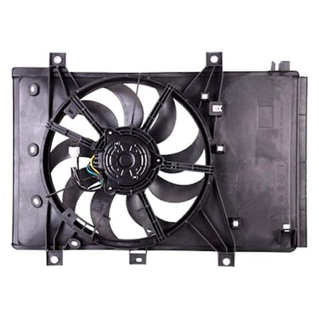Sherman Parts Radiator Cooling Fan Assembly for 2016-2019 IA, Yaris & Yaris IA SHESCIA16-421-0
