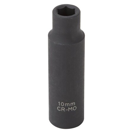 Vulcan Deep Impact Socket, 10 mm Socket, Black Phosphate, MT6580208 MT6580208
