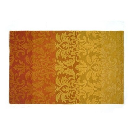 Lifestyles LS-RJ11 8 x 11 ft. Kavera 100 Percent Long Fiber Wool Hand Made Rug- Gold Hue LS-RJ118X11