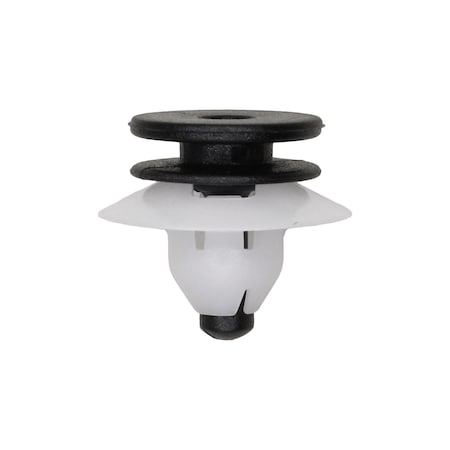 Auveco Volvo Interior Retainer, Black And White Nylon, 25PK 21786