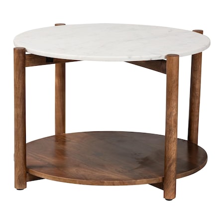 Baxton Studio Quindalyn Marble Coffee Table 270-14716-ZORO