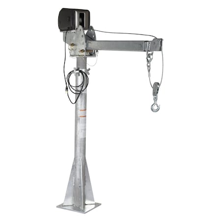 Vestil Galv AC Power Jib Crane 3-5' Boom WTJ-20-3-AC-GAL