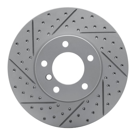 Dynamic Friction Co DFC Geoperformance Rotor - Drilled and Slotted 830-31089R