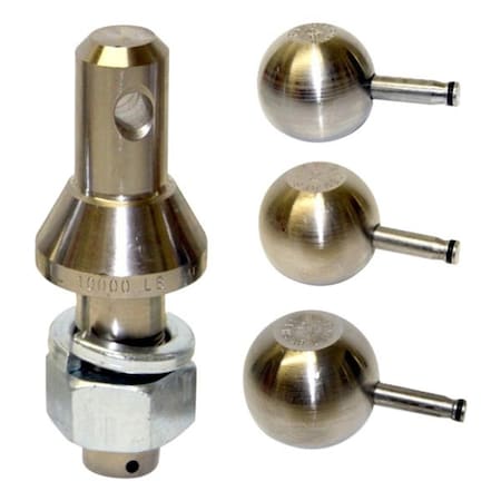 Convert-A-Ball 1.87 x 2 x 0.31 in. Stainless Steel Trailer Hitch Ball CDC902B