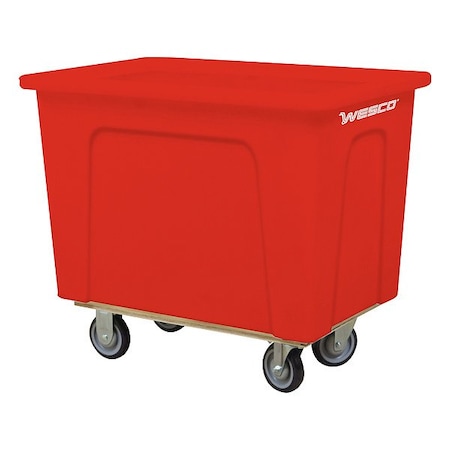 Wesco Box Truck, 46 in, 34 in, Red, 600 lb 272526