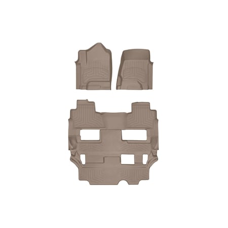Weathertech Tan, Front and Rear FloorLiner HP 45607-1-6IM