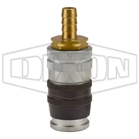 Dixon Parker by E-Z-mate Industrial Quick Disconnect Coupler, Quick Disconnect Coupler x Standard Hose Ba DC2644SE