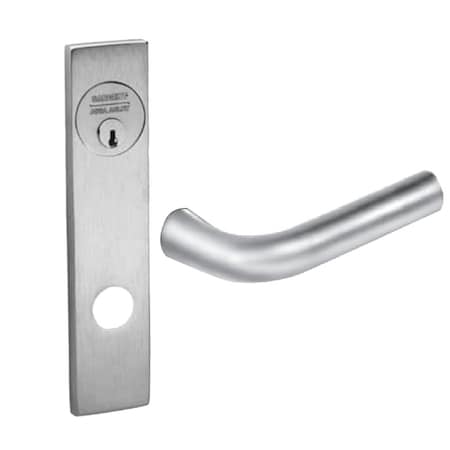 Sargent Grade 1 Passage or Closet Mortise Lock, W - Lever, LE1 - Escutcheon, Field Reversible, ASA Strike, 8215 LE1W 26D