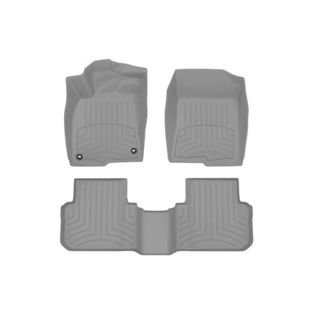 Weathertech Grey  Front & Rear FloorLiner HP, 2025 Honda Civic Hybrid 461692-1-4IM