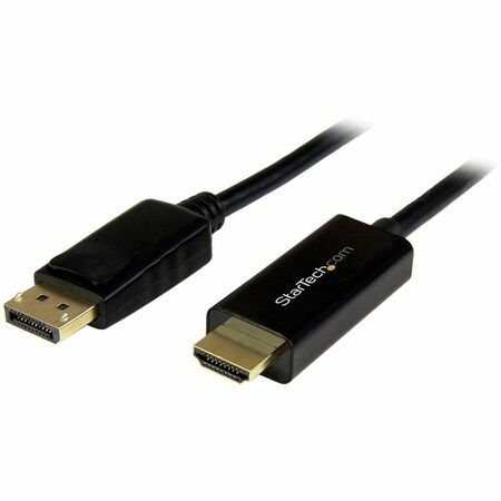Startech.Com 10FT/3M PASSIVE DISPLAYPORT TO HDMI CABLE CONVERTER - 4K 30HZ/1080P/7.1 AUDIO/HD DP2HDMM3MB