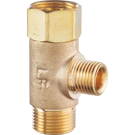 Do It Best 3/8'' OD Fem x 3/8'' OD x 1/4'' OD Brass Extender Tee DIB2037LF