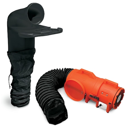 Allegro 8in AXIAL AC EX 9538-15 PLSTC BLOWER KIT W/ 8in EX MVP 9520-38MEX