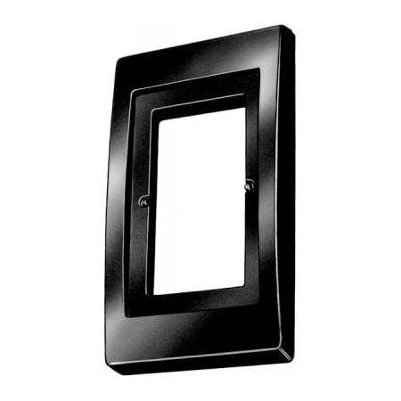 Honeywell Decorative Wallplate; Black; U Sed w/TP9 14002136-004